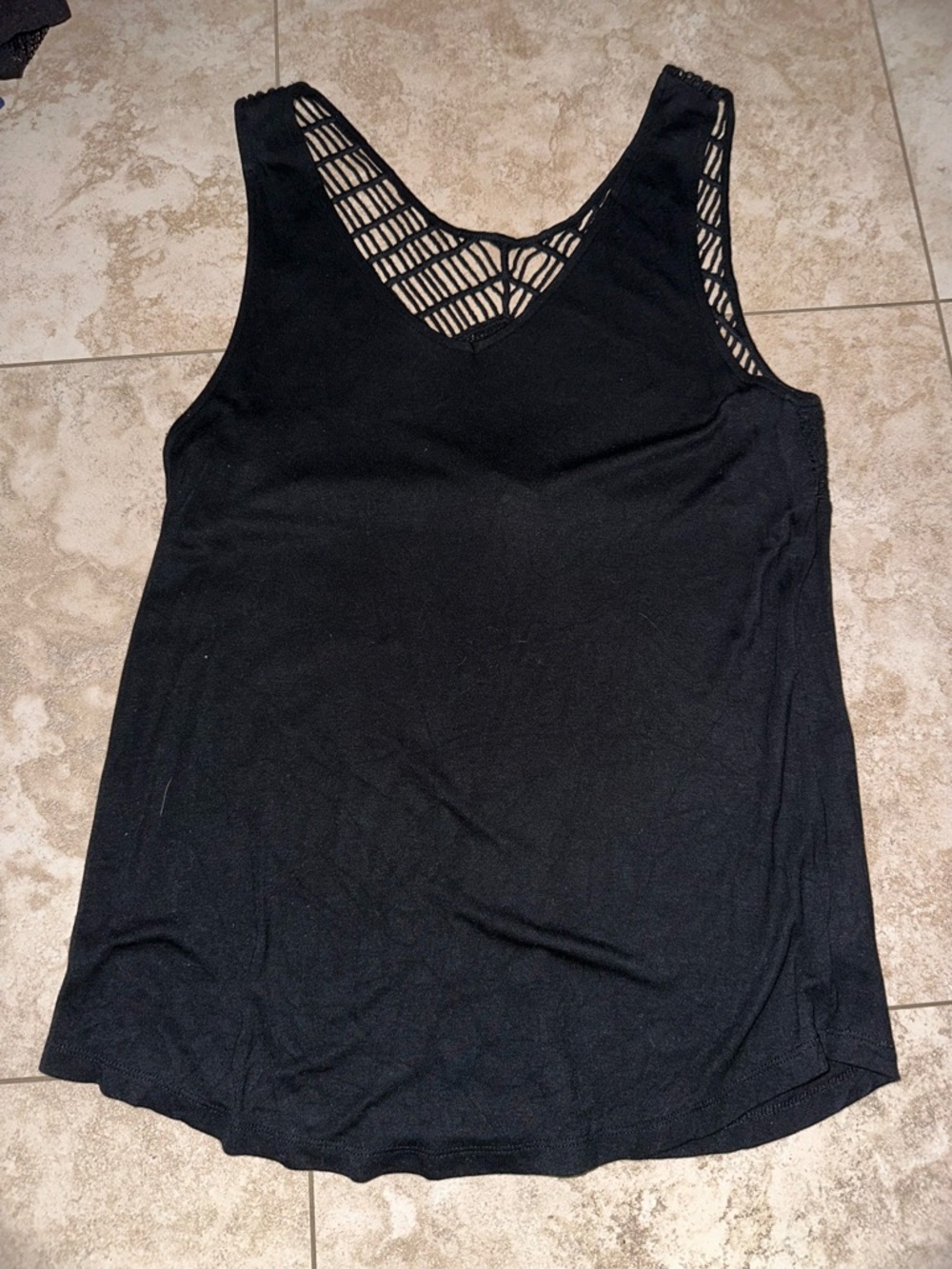 Crochet back tank